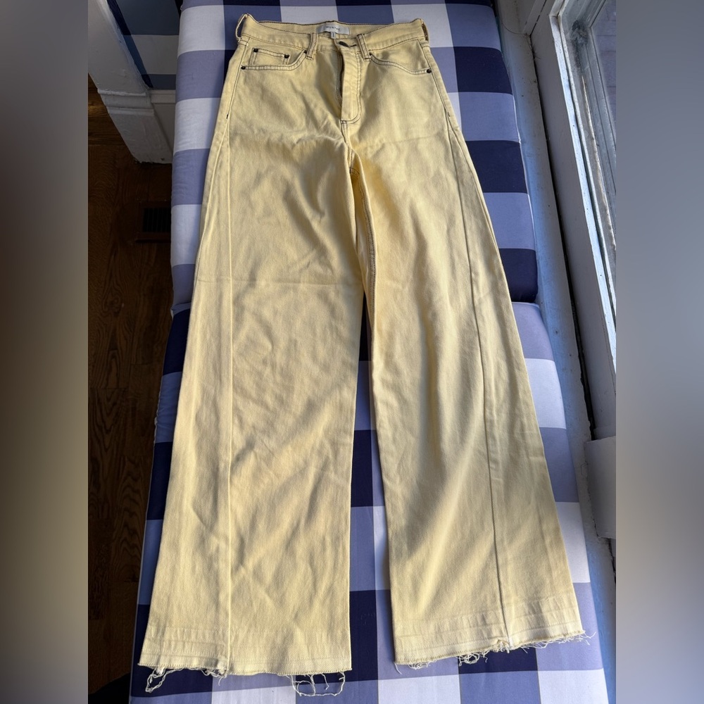 Munthe butter yellow jeans
